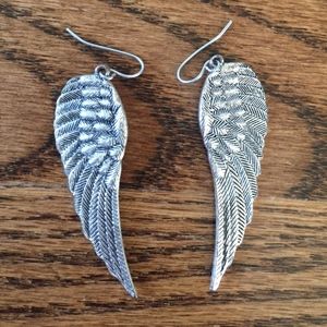 Silver Wing Earrings